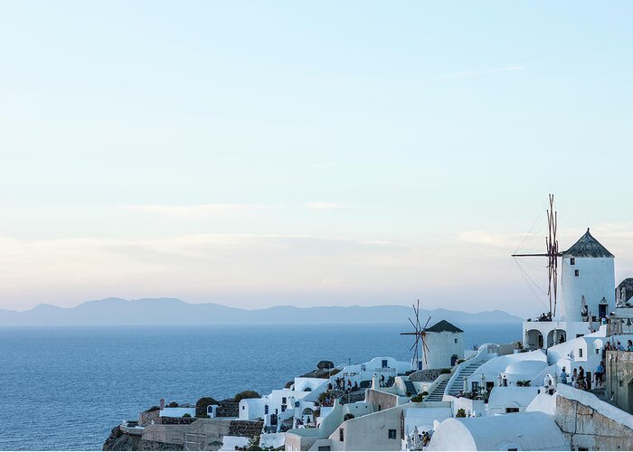 Environmental Conservation Greeting Card featuring the photograph Santorini, Greece #6 by Neil Emmerson