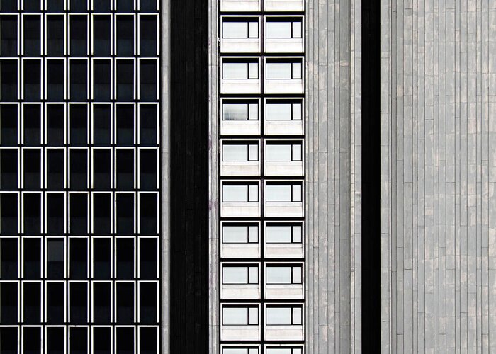 Buildings Greeting Card featuring the photograph A Building by Jef Flour