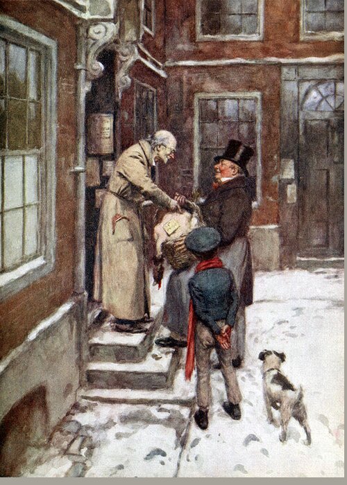 A Christmas Carol Greeting Card featuring the photograph A Christmas Carol, Merry Christmas by Science Source