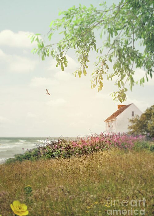 House Greeting Card featuring the photograph A House By The Sea by Ethiriel Photography