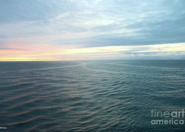 Sunset Greeting Card featuring the photograph Alaskan Sunset by Veronica Batterson