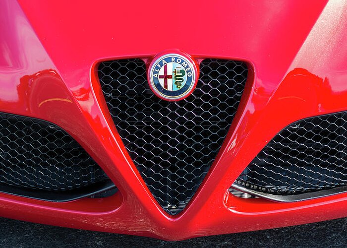 Cars Greeting Card featuring the photograph Alfa Romeo by Stewart Helberg