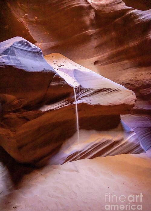 Antelope Canyon Greeting Card featuring the photograph Antelope Canyon by Cathy Donohoue
