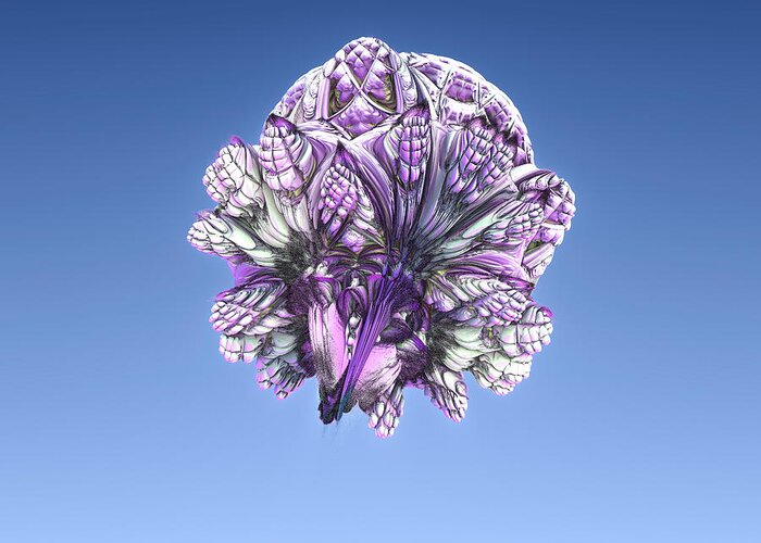 Vegetable Greeting Card featuring the digital art Artichoke by Bernie Sirelson