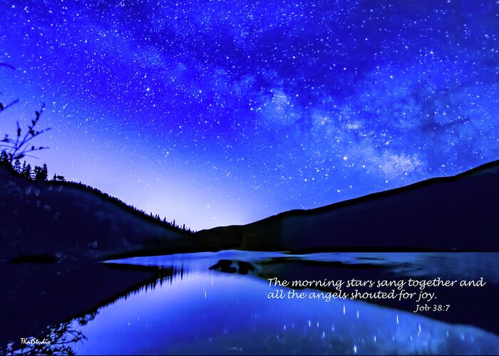 2018 Greeting Card featuring the photograph The Morning Stars by Tim Kathka