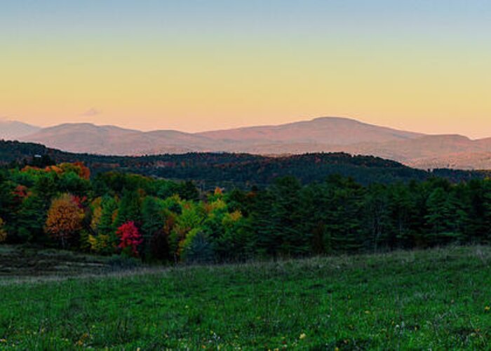 Autumn In The Hills Greeting Card featuring the photograph Autumn In The Hills by Brenda Petrella Photography Llc