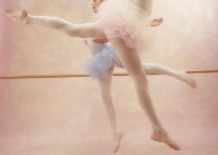 Ballet Dancer Greeting Card featuring the photograph Ballerinas by Maria Taglienti-molinari