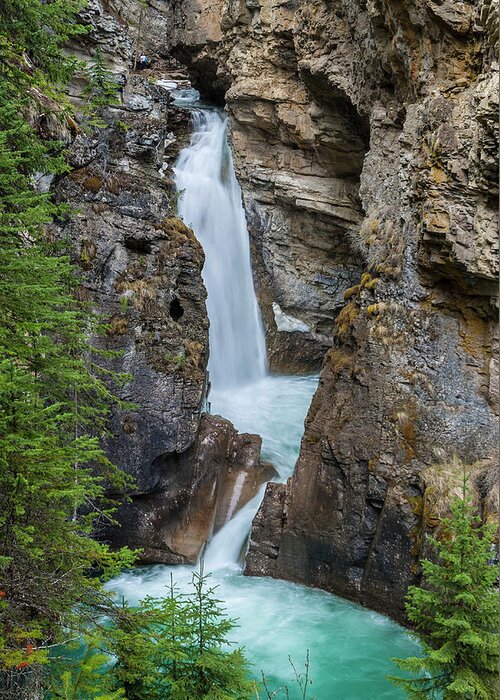 Johnston Canyon Greeting Card featuring the photograph Banff, Alberta, Canada by Stuart Dee