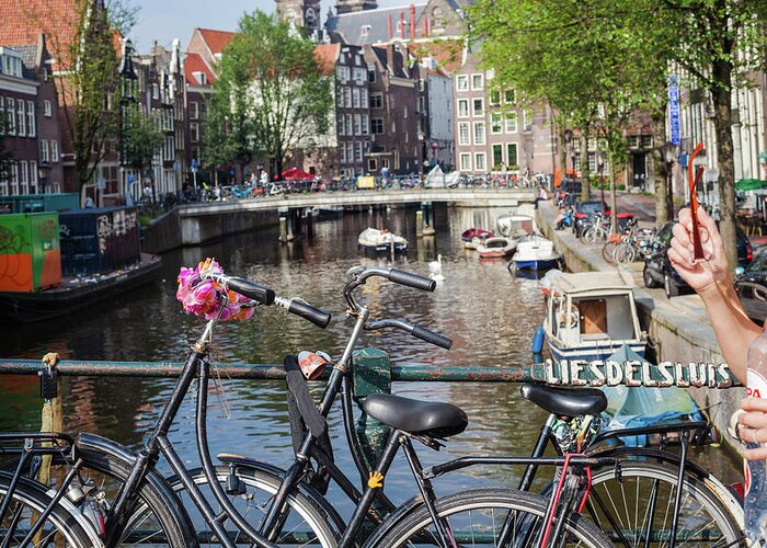 North Holland Greeting Card featuring the photograph Beautiful Amsterdam by Deimagine