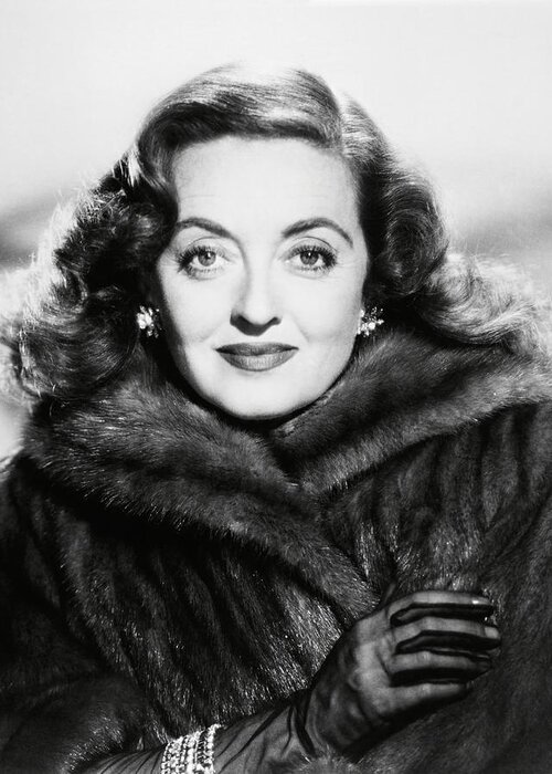 Bette Davis Greeting Card featuring the photograph BETTE DAVIS in ALL ABOUT EVE -1950-. by Album