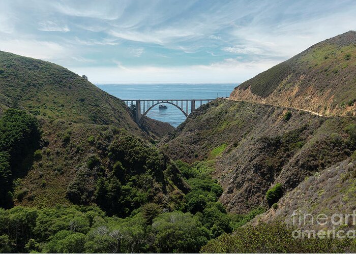 Landscape Greeting Card featuring the photograph Big Sur Beauty by Sandra Bronstein