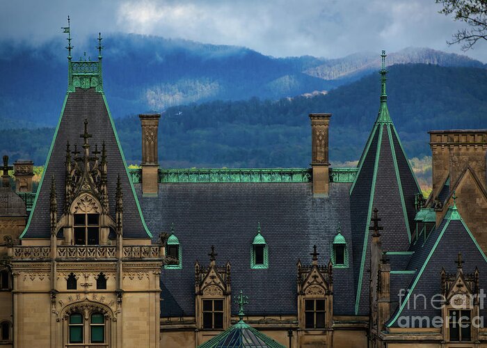 Asheville Greeting Card featuring the photograph Biltmore Estate by Doug Sturgess