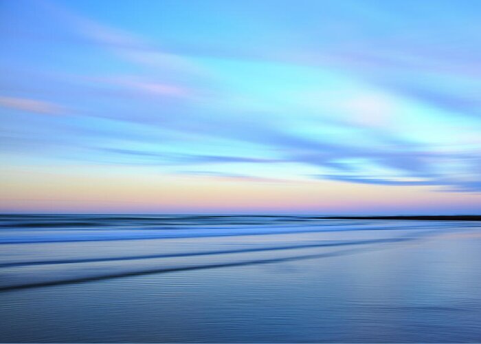 Scituate Greeting Card featuring the photograph Blue Peace by Ann-Marie Rollo