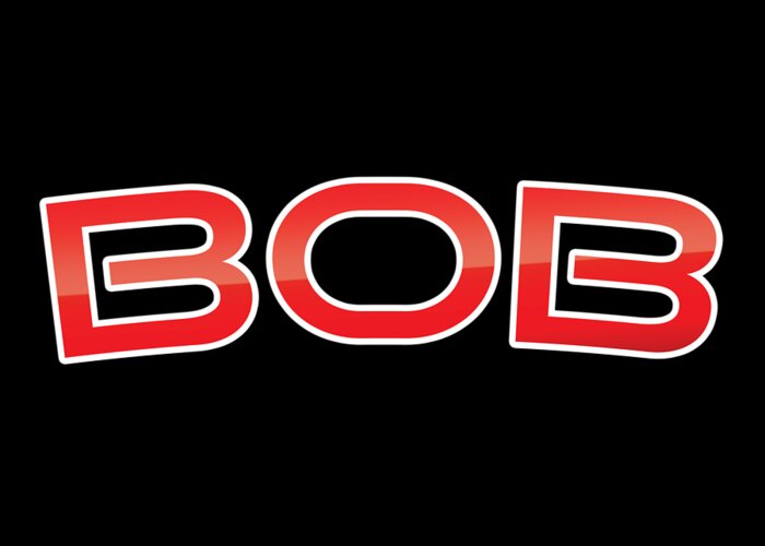 Bob Greeting Card featuring the digital art Bob by TintoDesigns