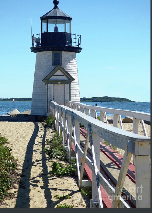 Nantucket Greeting Card featuring the photograph Brant Point Lighthouse 300 by Sharon Williams Eng