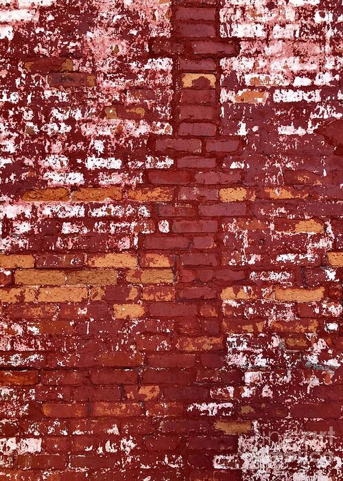 Brick Wall Greeting Card featuring the photograph Brick Wall by Flavia Westerwelle