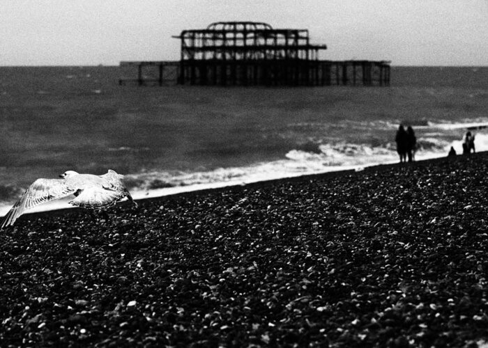 Brightonuk Greeting Card featuring the photograph Brighton Romance by Julien Oncete
