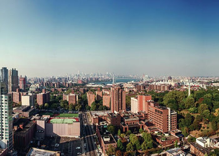 Fort Greene Greeting Card featuring the photograph Brooklyn New York Panorama by Guillermo Murcia