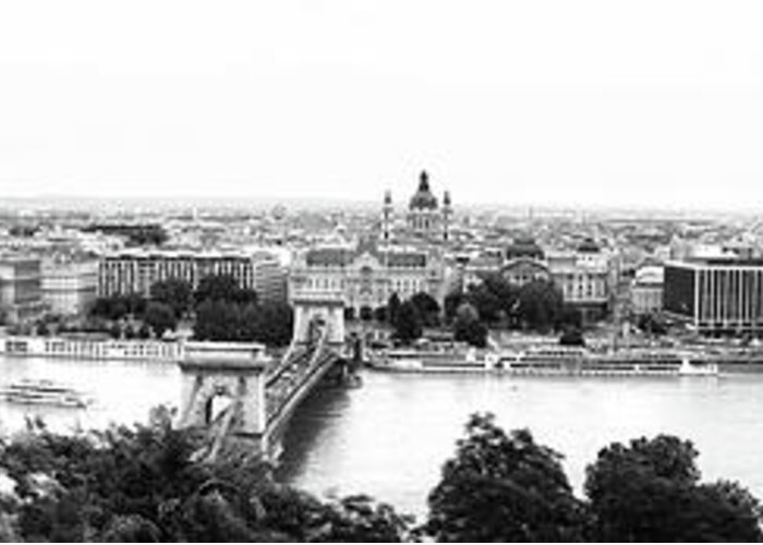 Photography Greeting Card featuring the photograph Bupapest And The Danube by Jeffrey PERKINS