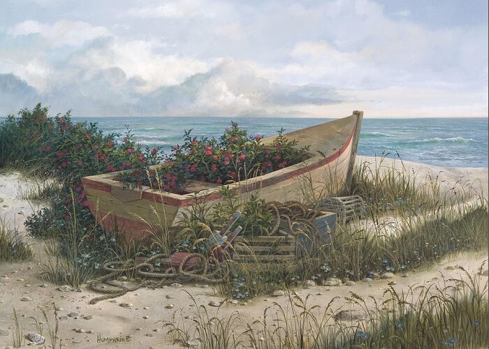 Michael Humphries Greeting Card featuring the painting Buried Treasure by Michael Humphries