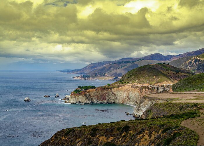 California Greeting Card featuring the photograph California Coast - Big Sur by Bill Cannon