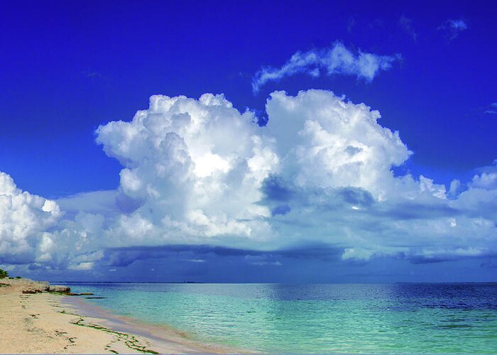 Caribbean Greeting Card featuring the photograph Caribbean clouds by Sun Travels