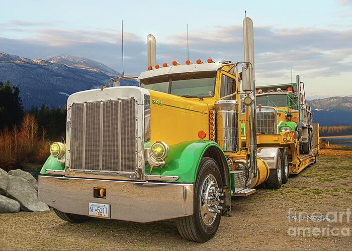 Big Rigs Greeting Card featuring the photograph Catr9381-19 by Randy Harris