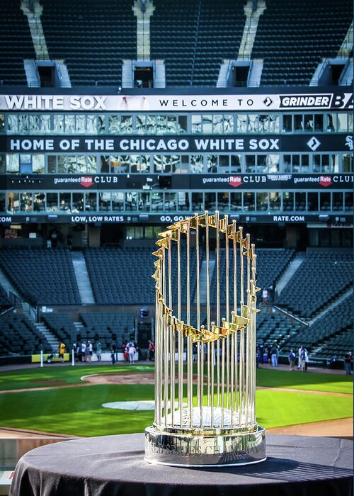 Chicago White Sox World Series Trophy Greeting Card by Lauri Novak