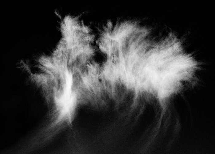 Sky Greeting Card featuring the photograph Cloud study in B W by Paul W Faust - Impressions of Light