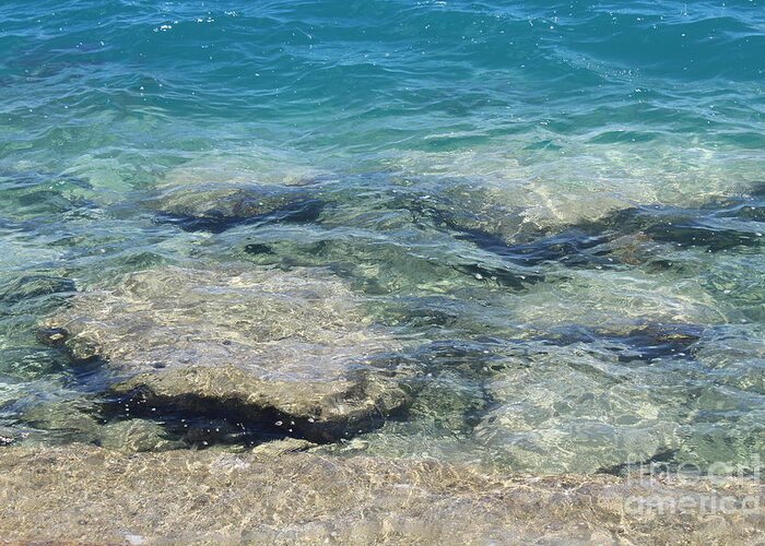 Crystal Clear Waters Of Bermuda Greeting Card featuring the photograph Crystal Clear Waters of Bermuda by Barbra Telfer