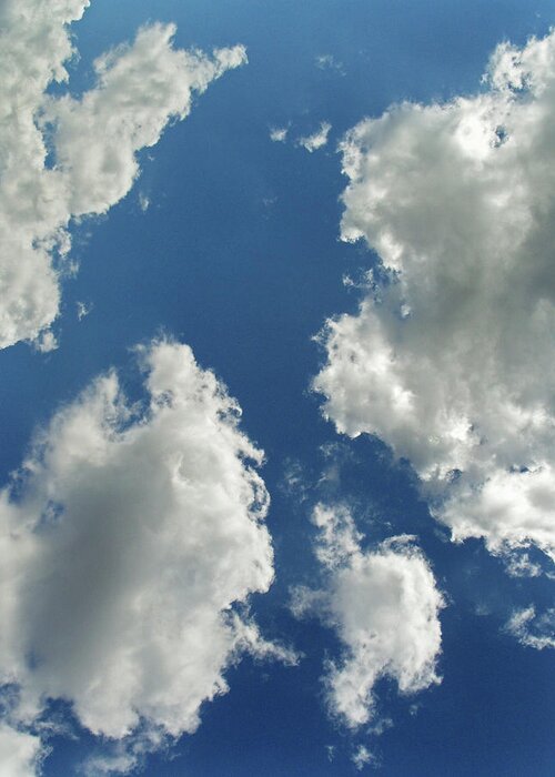 Scenics Greeting Card featuring the photograph Cumulus Clouds by Richard Newstead