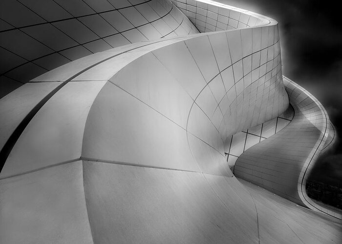 Architecture Greeting Card featuring the photograph Curves by Olavo Azevedo