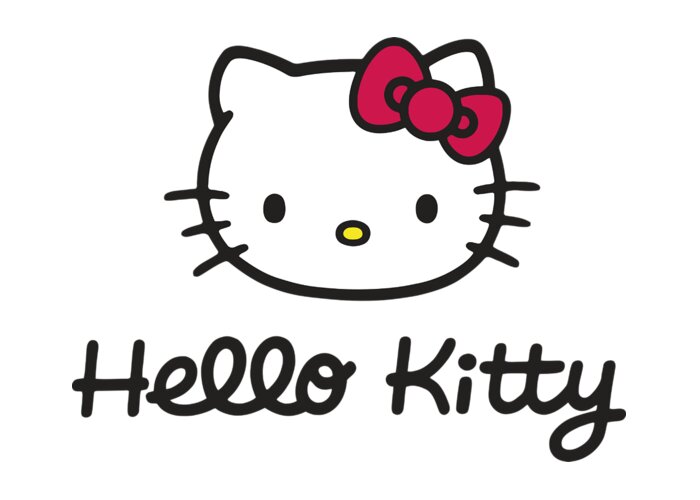 Cute Hello Kitty Cat Greeting Card