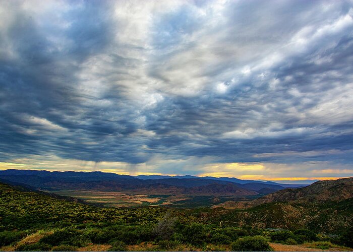 Cuyamaca Greeting Card featuring the photograph Cuyamaca Skies by Anthony Jones