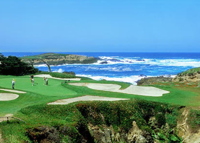 Photography Greeting Card featuring the photograph Cypress Point Golf Course Pebble Beach by Panoramic Images