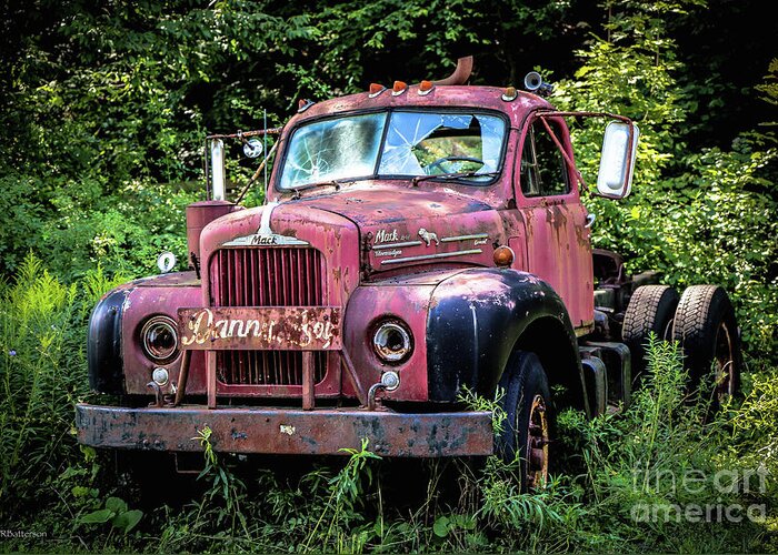 Mack Truck Greeting Card featuring the photograph Danny Boy by Veronica Batterson