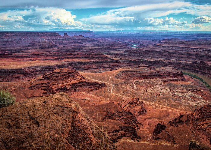 Dead Horse Point Greeting Card featuring the photograph Dead Horse Point Overlook by Paul LeSage