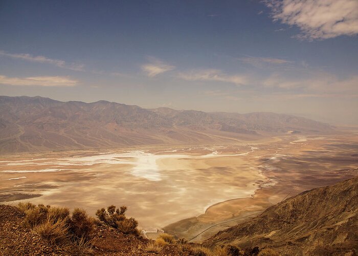 Scenics Greeting Card featuring the photograph Death Valley by Lola L. Falantes