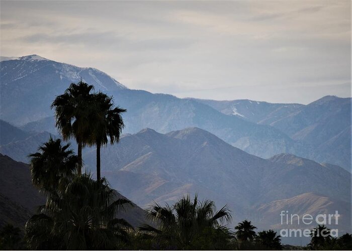 Landscape Greeting Card featuring the photograph Desert Series - San Gorgonio Pass by Lee Antle