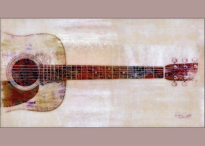 Guitar Greeting Card featuring the photograph Don't Fret It by Rene Crystal