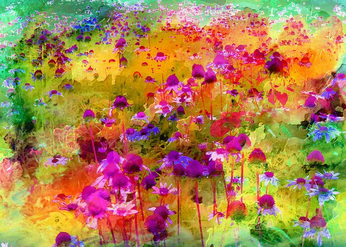  Greeting Card featuring the photograph Dream of Flowers by Jack Wilson
