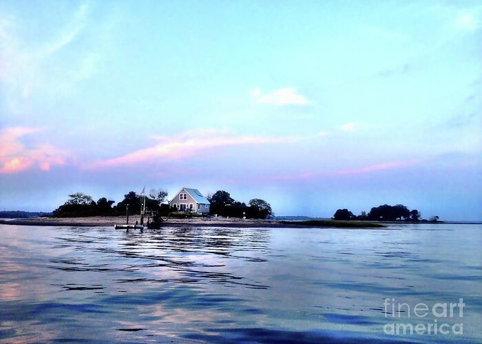 Island Greeting Card featuring the photograph Drive-By Shooting No. 28- Island Home- Betts Island by Xine Segalas