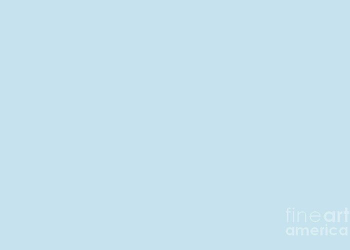 Dunn and Edwards 2019 Curated Colors Island View Pastel Baby Blue DE5848  Solid Color Greeting Card