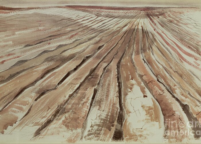 Art Greeting Card featuring the photograph Earth, Sky, 1937 by Paul Nash