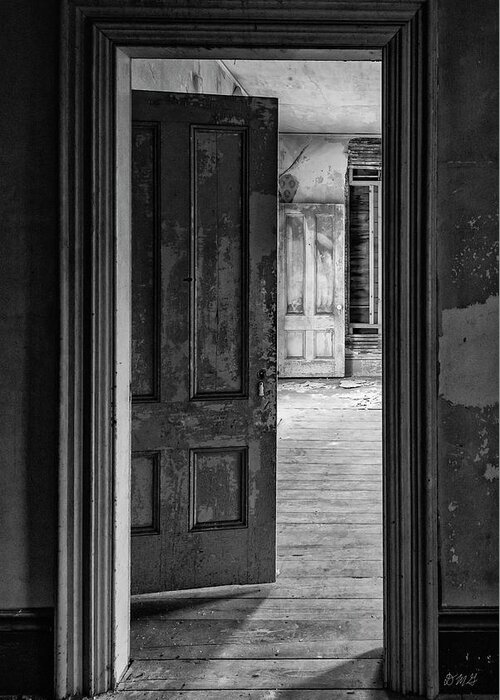 Architectural Greeting Card featuring the photograph Empty Room I BW by David Gordon