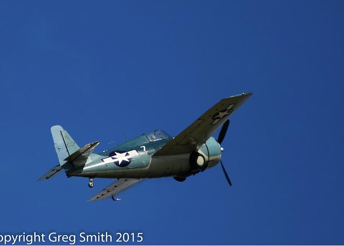 F4f Wildcat Greeting Card featuring the photograph F4F Wildcat by Greg Smith