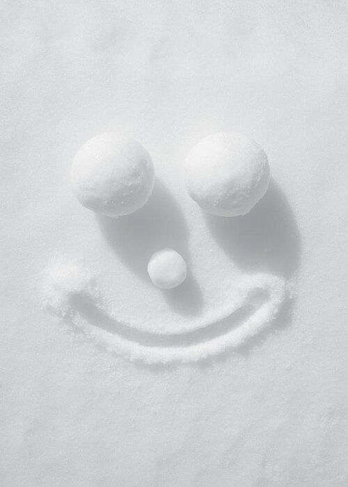 People Greeting Card featuring the photograph Face Of Snow by Malerapaso