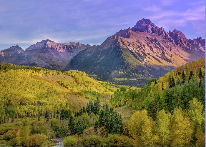Colorado Greeting Card featuring the photograph Fall Color in the San Juan Mountains by James Woody