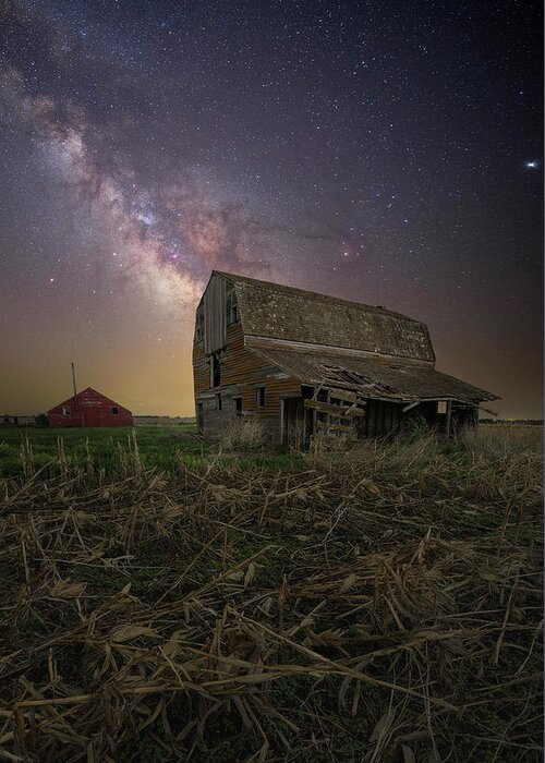 Decay Greeting Card featuring the photograph Falling Down by Aaron J Groen