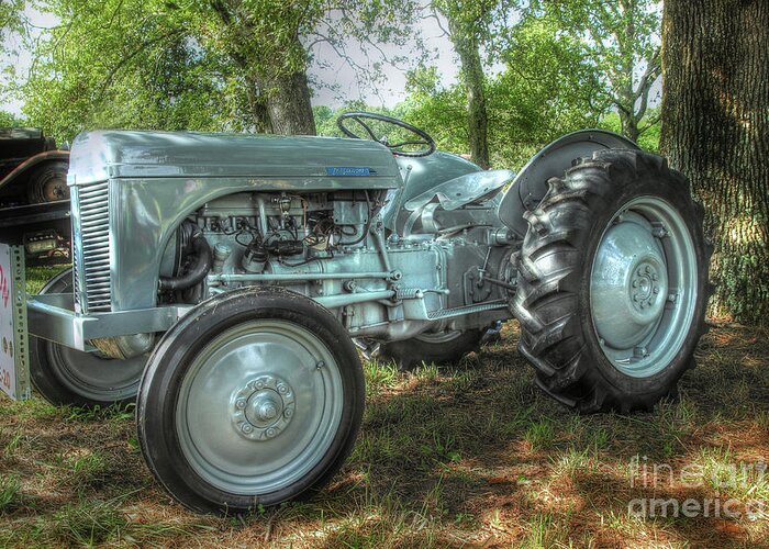 Tractor Greeting Card featuring the photograph Ferguson Tractor by Mike Eingle